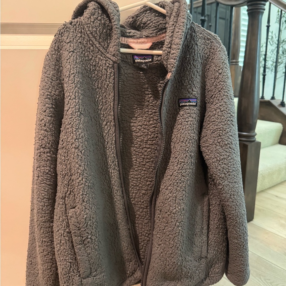 Patagonia Kids Charcoal Fleece Jacket
